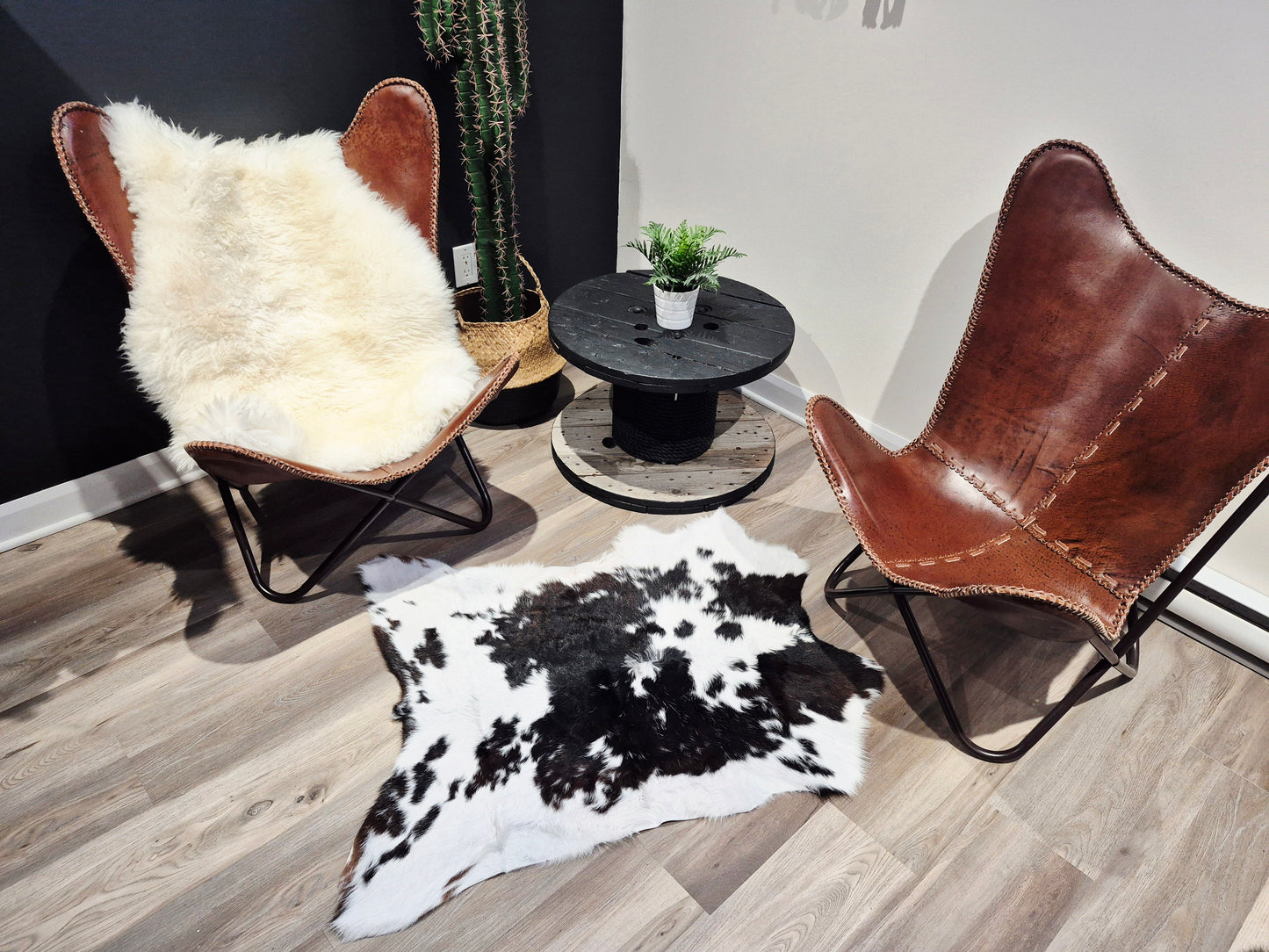 Calfskin rug  40" x 33" (V#54)
