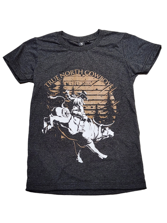 Bull Rider | Grey T-Shirt | Unisex