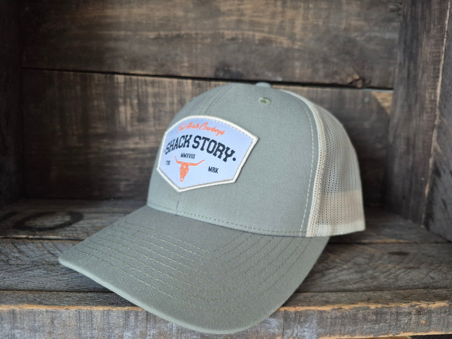 Cap | White Patch | Green/Cream