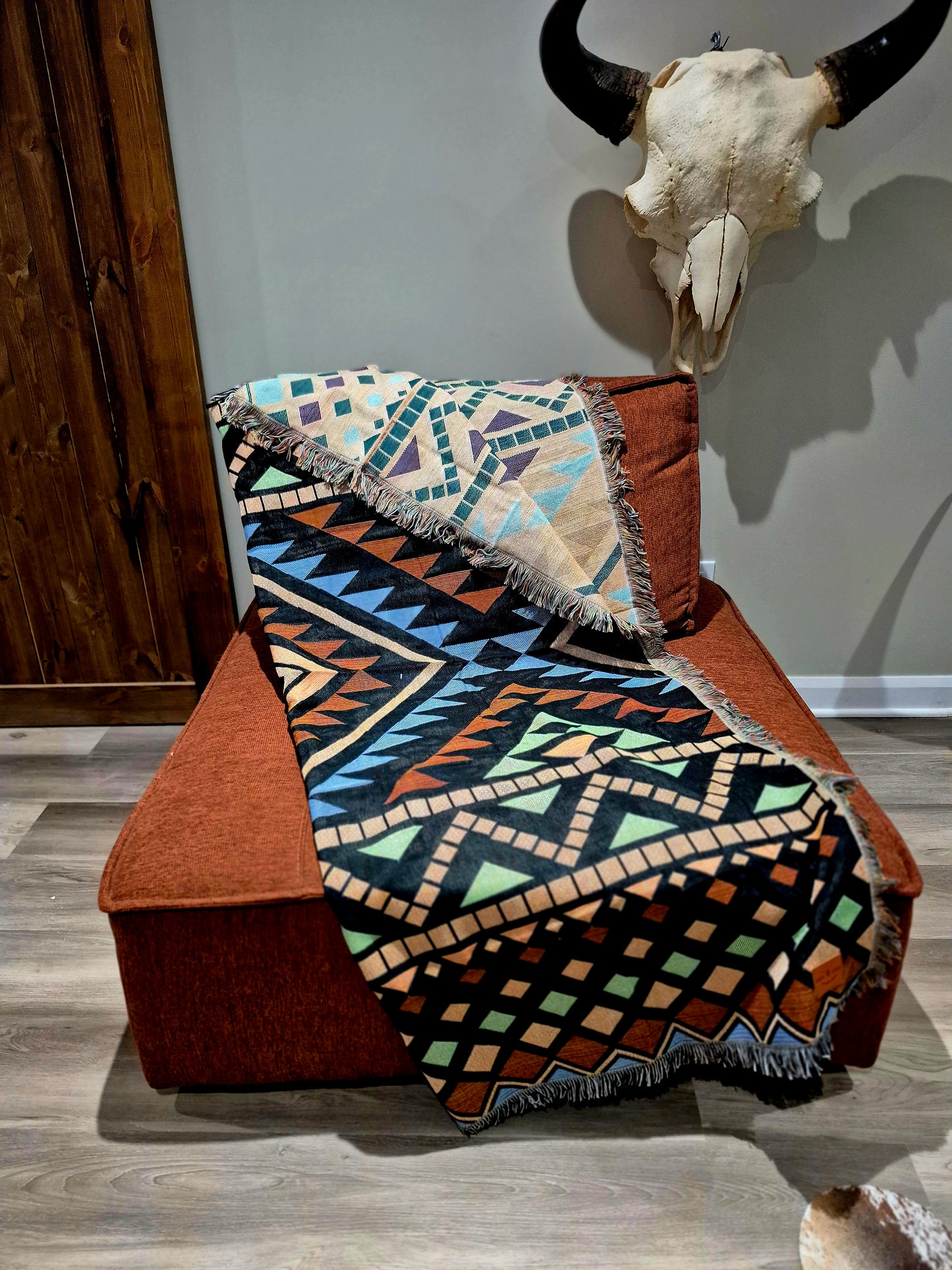 Southwestern cotton throw #5