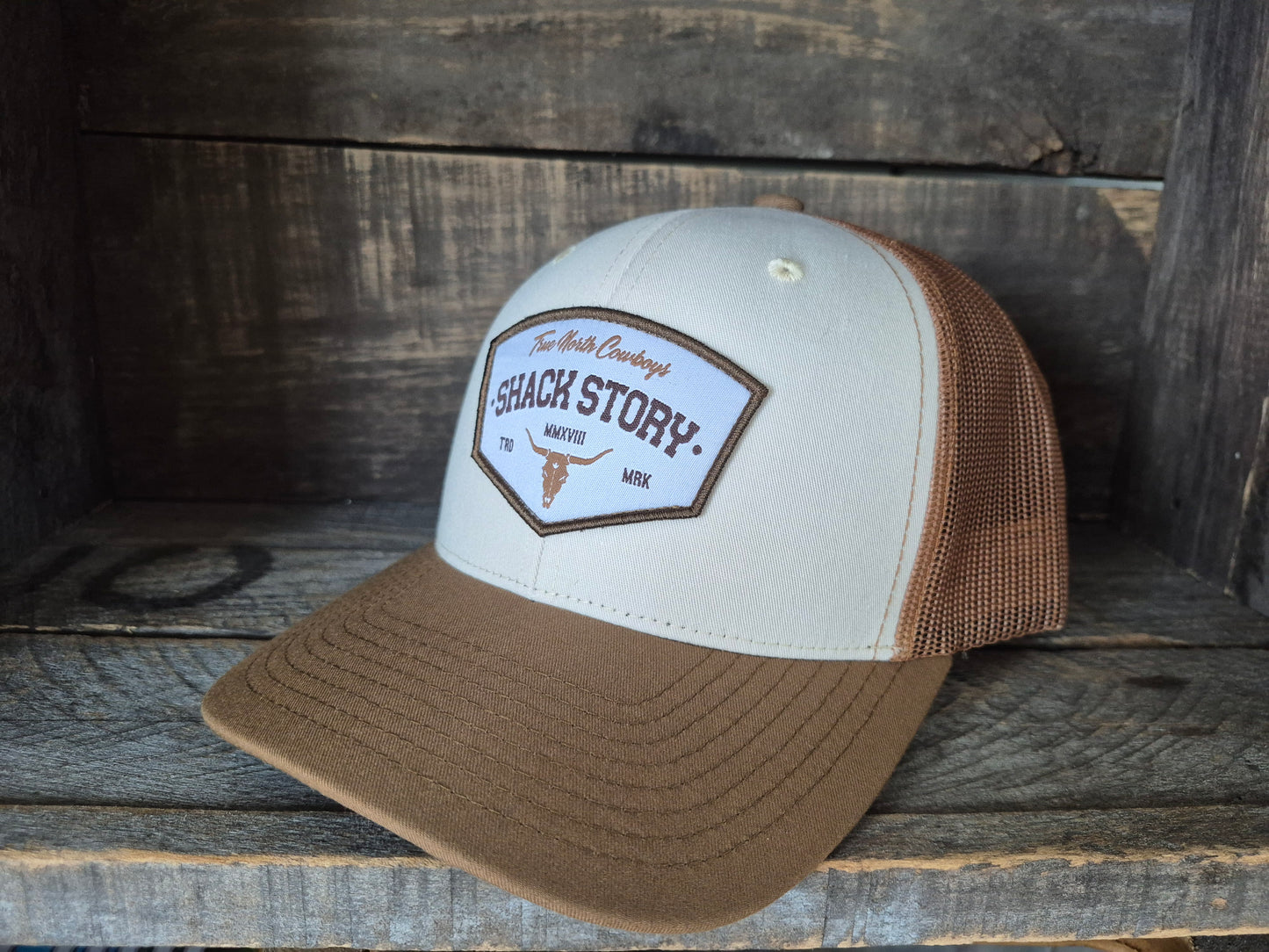 Cap | White Patch | Khaki/Caramel