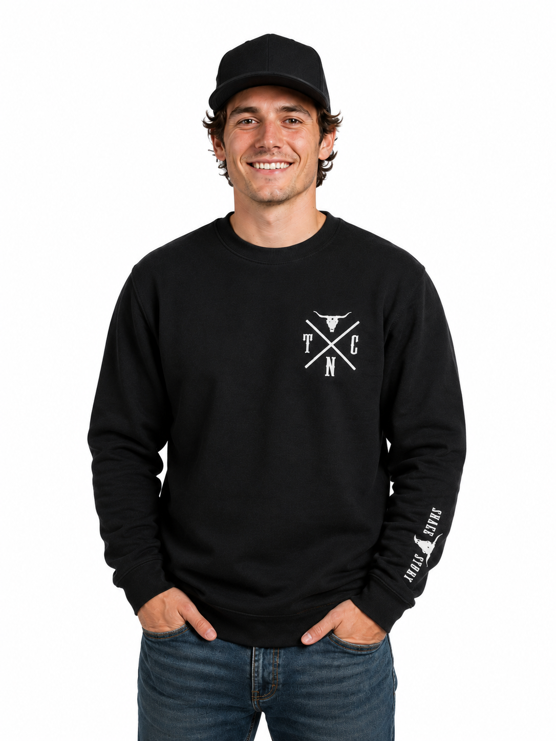 TNC | Midnight Black Crewneck | Unisex