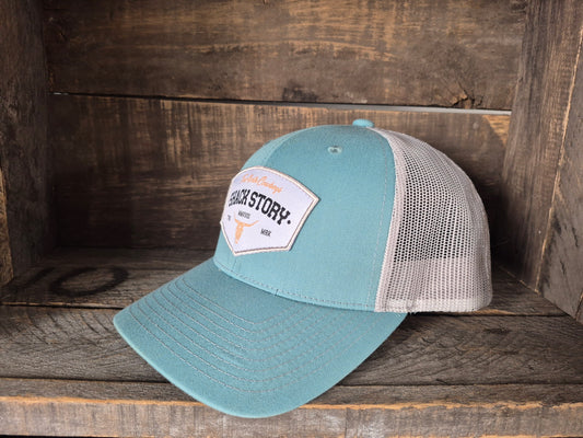 Cap | White Patch | Turquoise