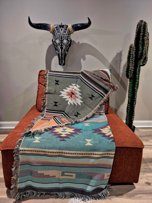 Couverture en coton [Southwestern]
