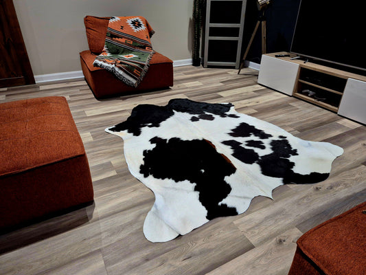 Cowhide rug 7'7" x 6'9" (R#101)