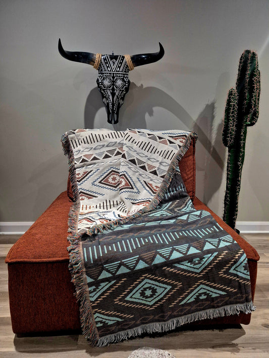 Southwestern cotton throw #1