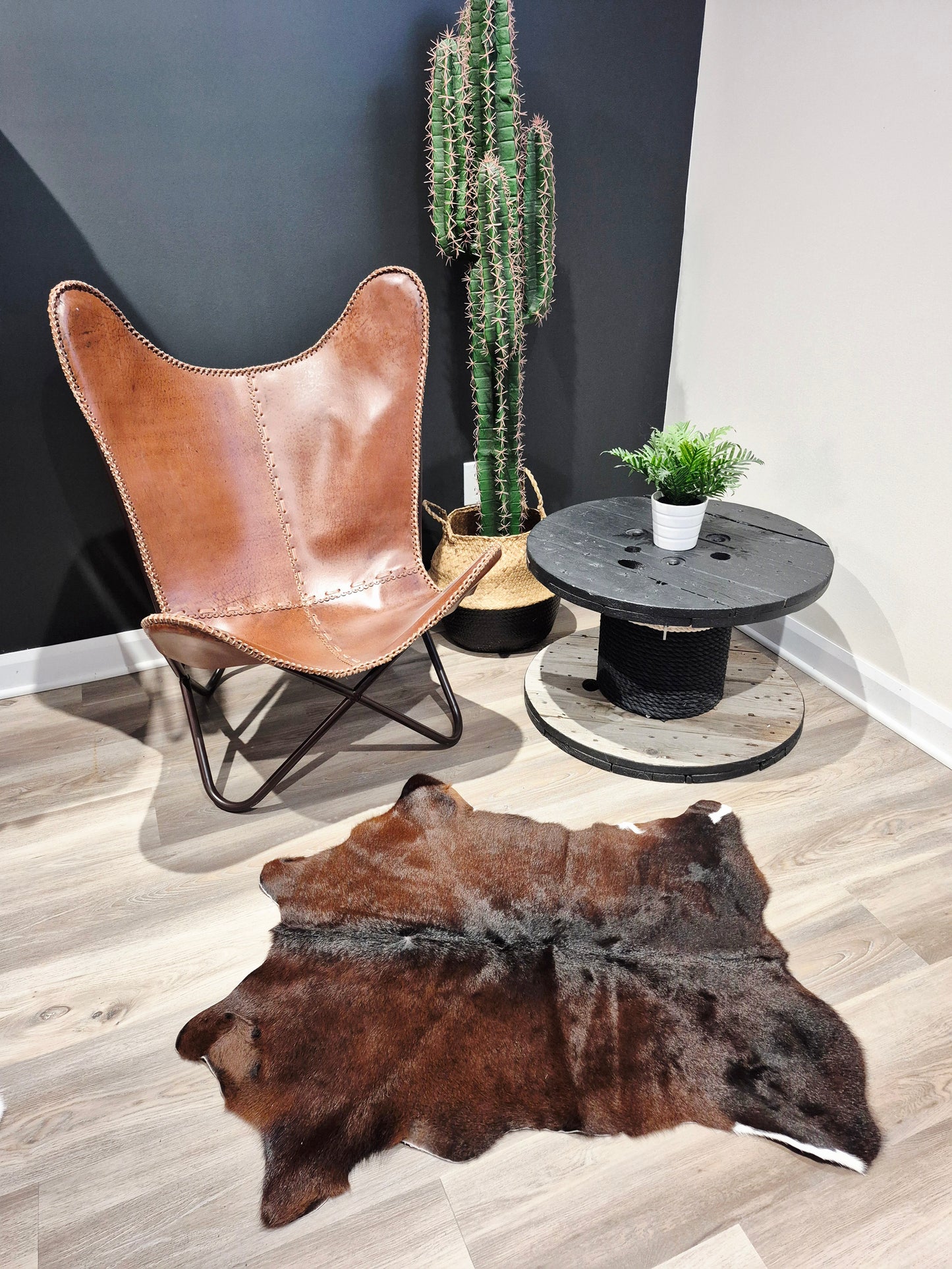 Calfskin rug  36" x 28" (V#55)
