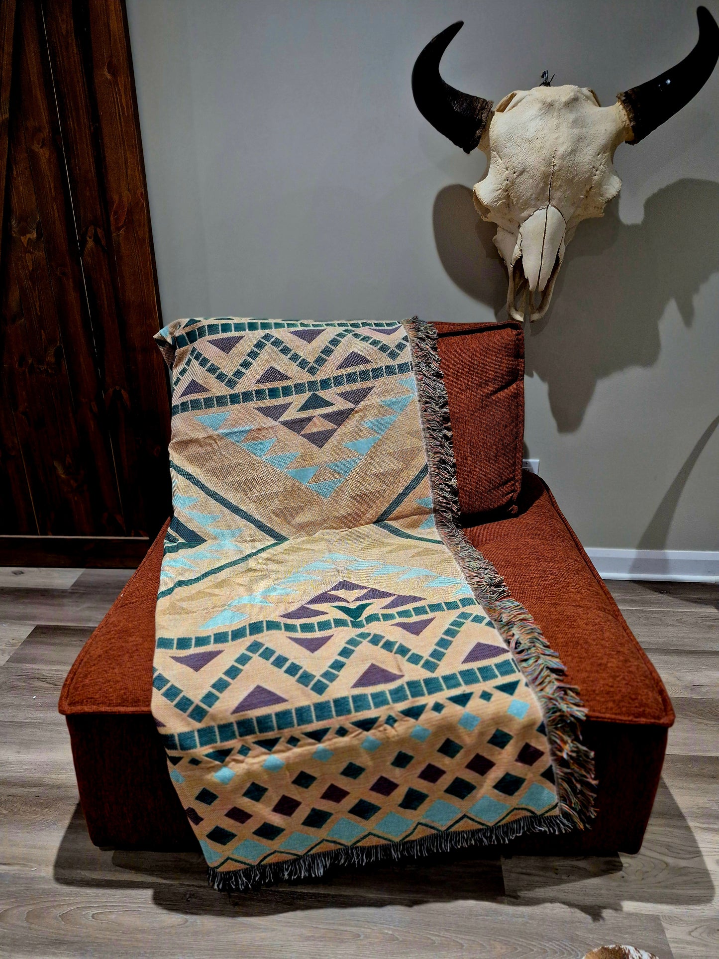 Southwestern cotton throw #5