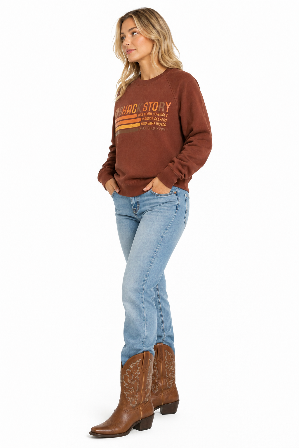 Wild Game | Burgundy Crewneck | Women