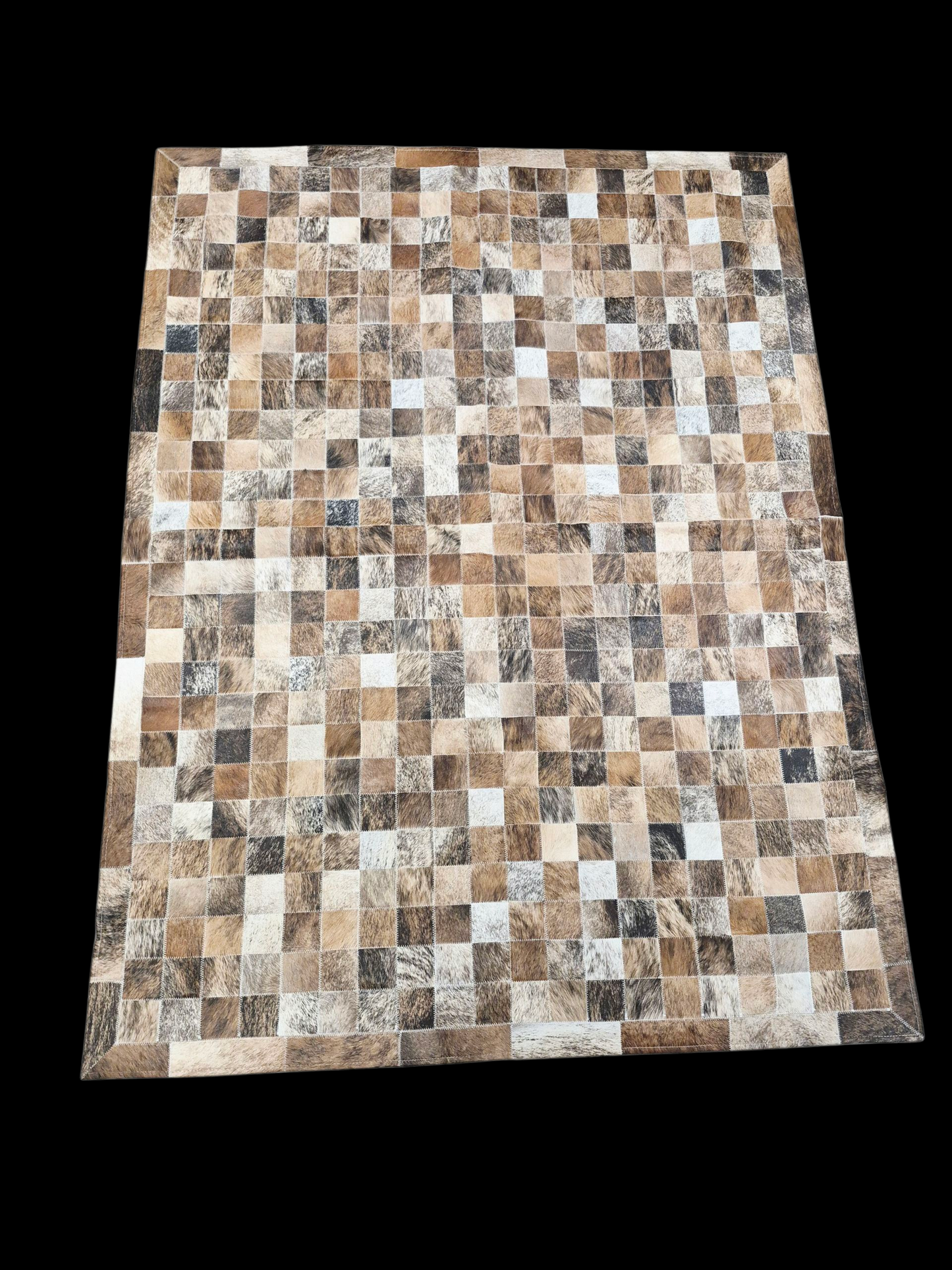 Cowhide rug  4'10' x 6'4" (P#11)