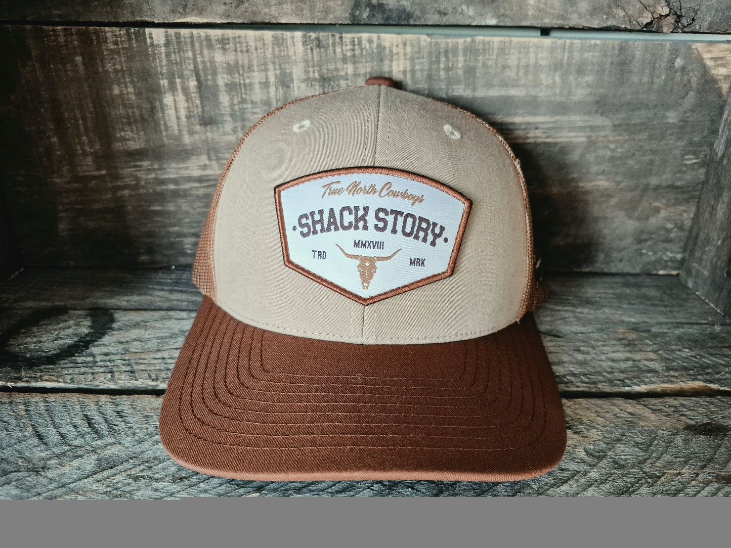 Cap | White Patch | Brown/Tan/Caramel