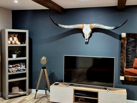 Cow Skull Texas Longhorn (6') A#01