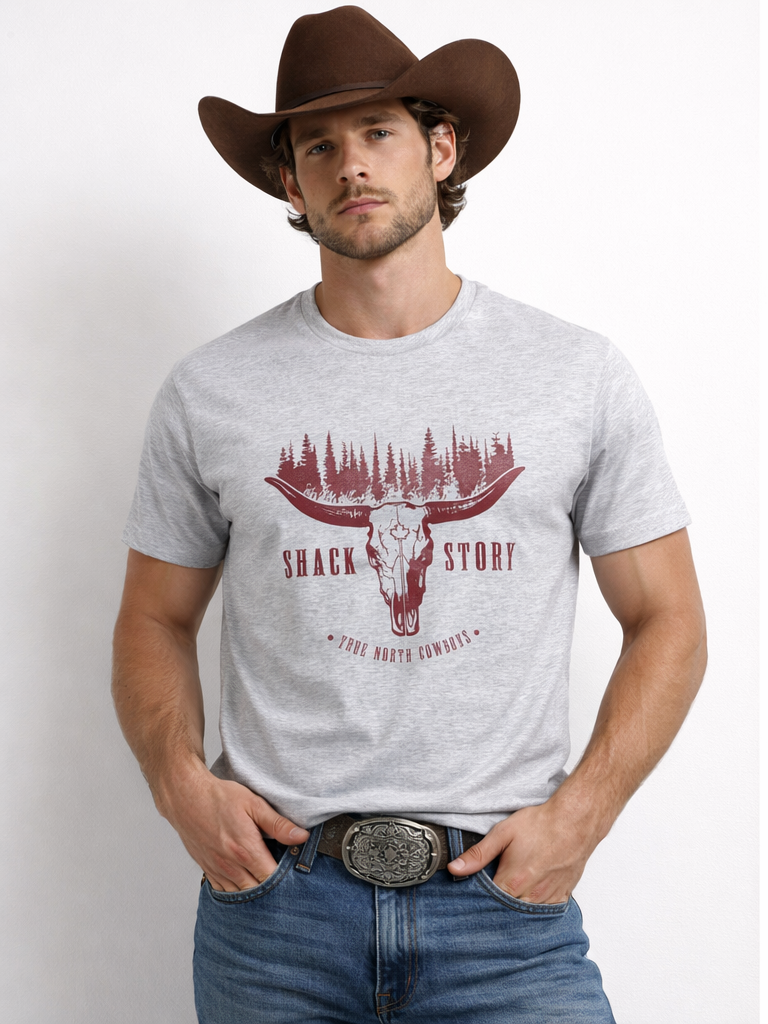 Skull Trees | Grey T-Shirt | Unisex