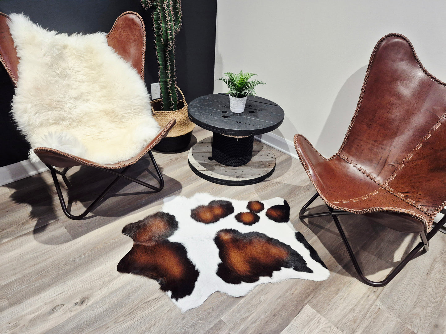 Calfskin rug  35" x 27" (V#56)