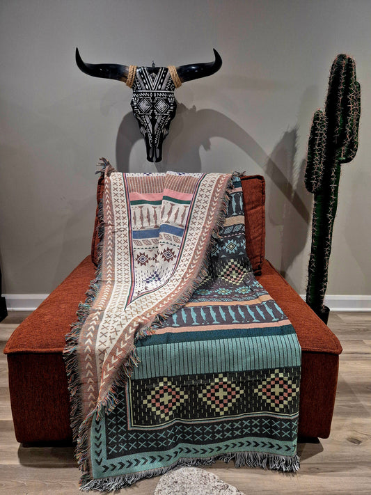 Southwestern cotton throw #2