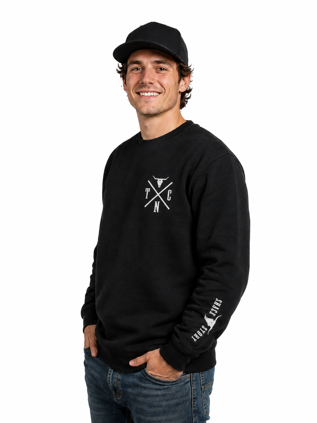 TNC | Midnight Black Crewneck | Unisex