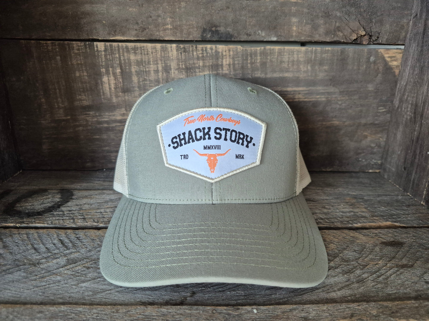 Cap | White Patch | Green/Cream