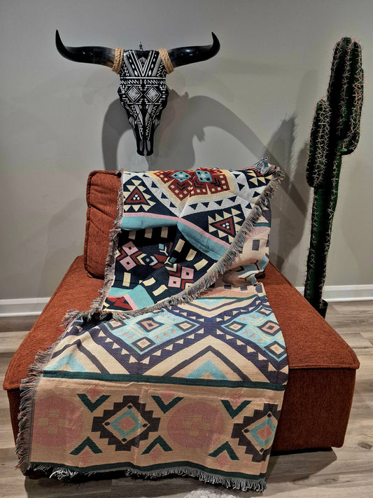 Couverture en coton [Southwestern]