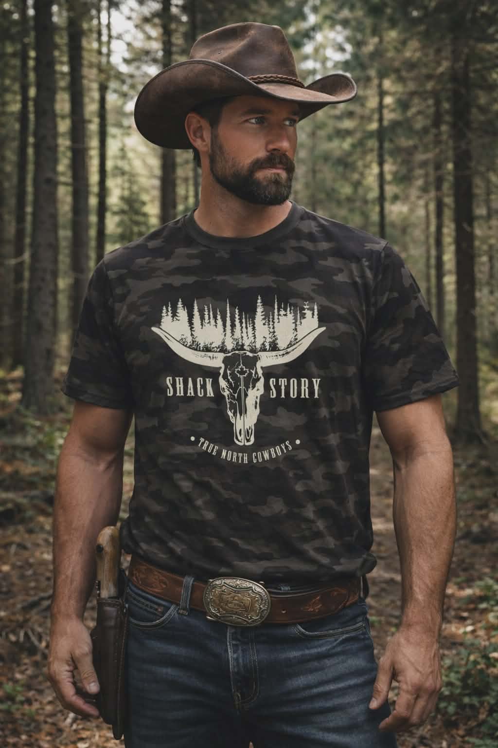 Skull Trees | Camo T-Shirt | Unisex