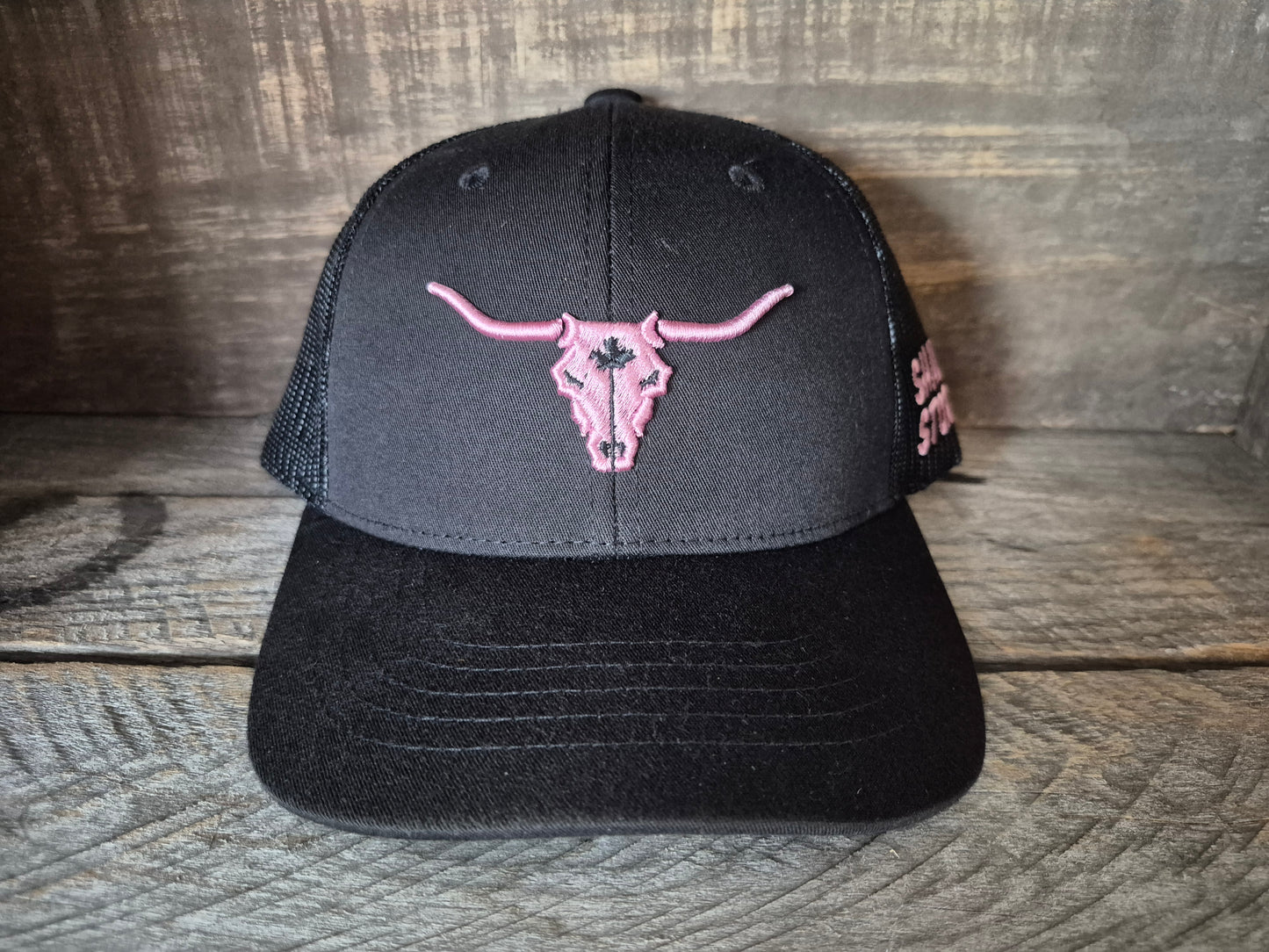 Cap | Shack Story Classic Ponytail | Black / Pink