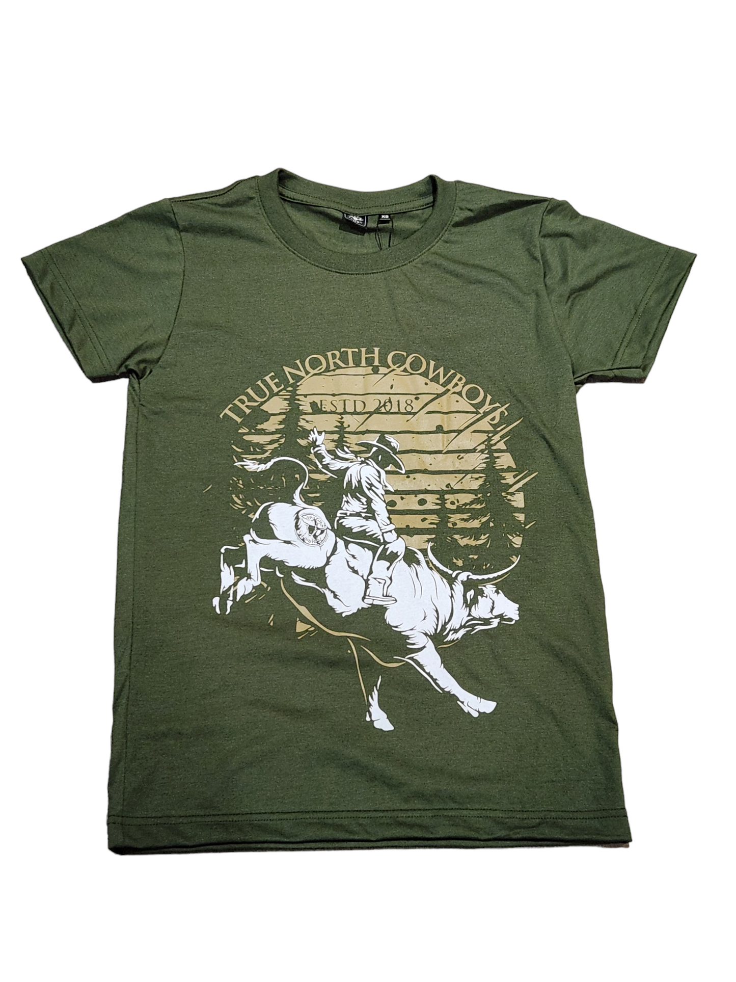 Bull Rider | Green T-Shirt | Unisex