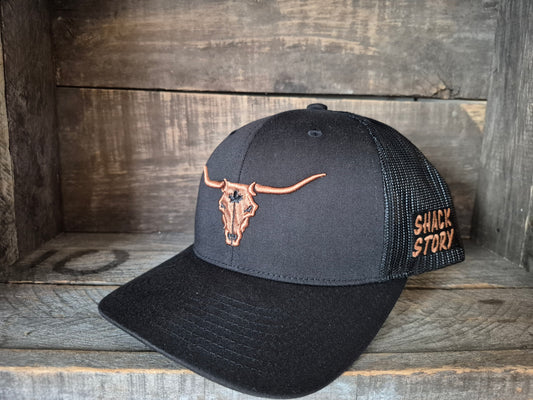 Cap | Shack Story Classic Oversize Logo | Black / Brown