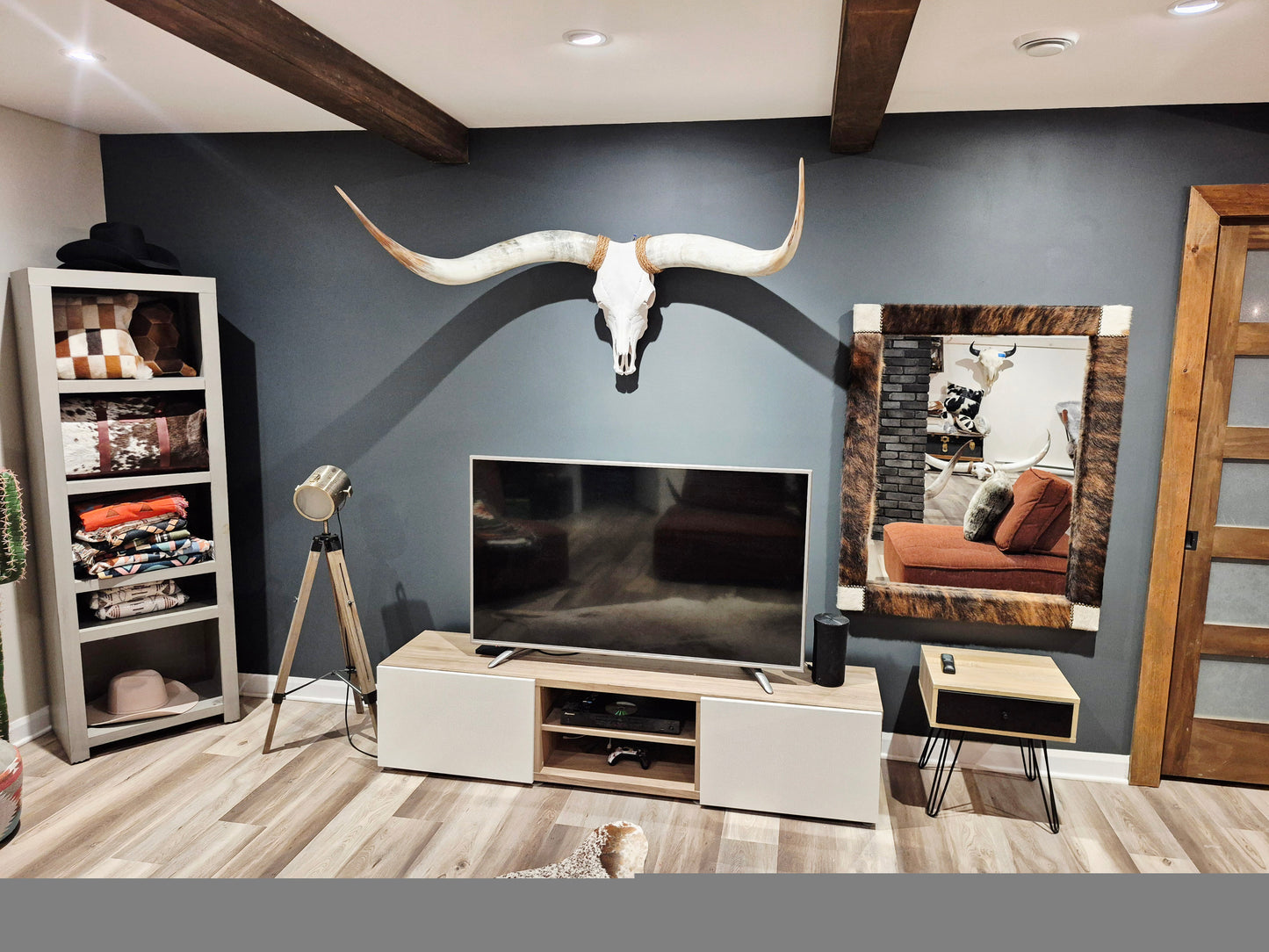 Crâne De Boeuf Texas Longhorn (4'8") A#98