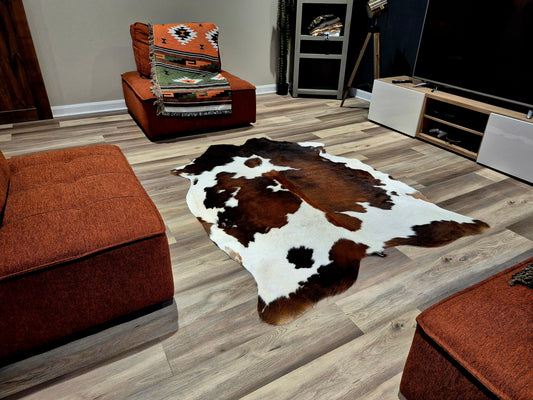 Tapis en peau de vache 6'10" x 6'1" (R#45)