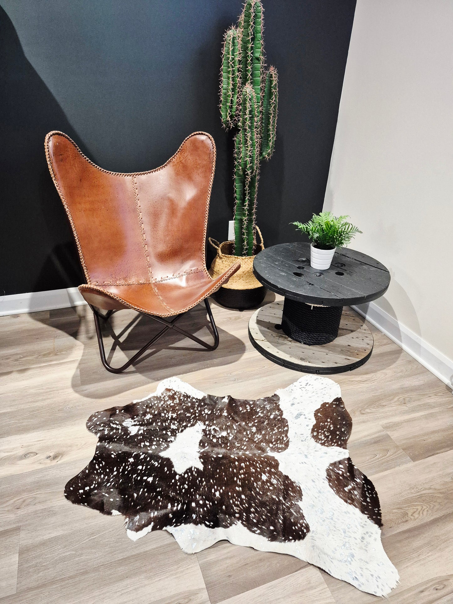 Calfskin rug  39" x 33" (V#57)