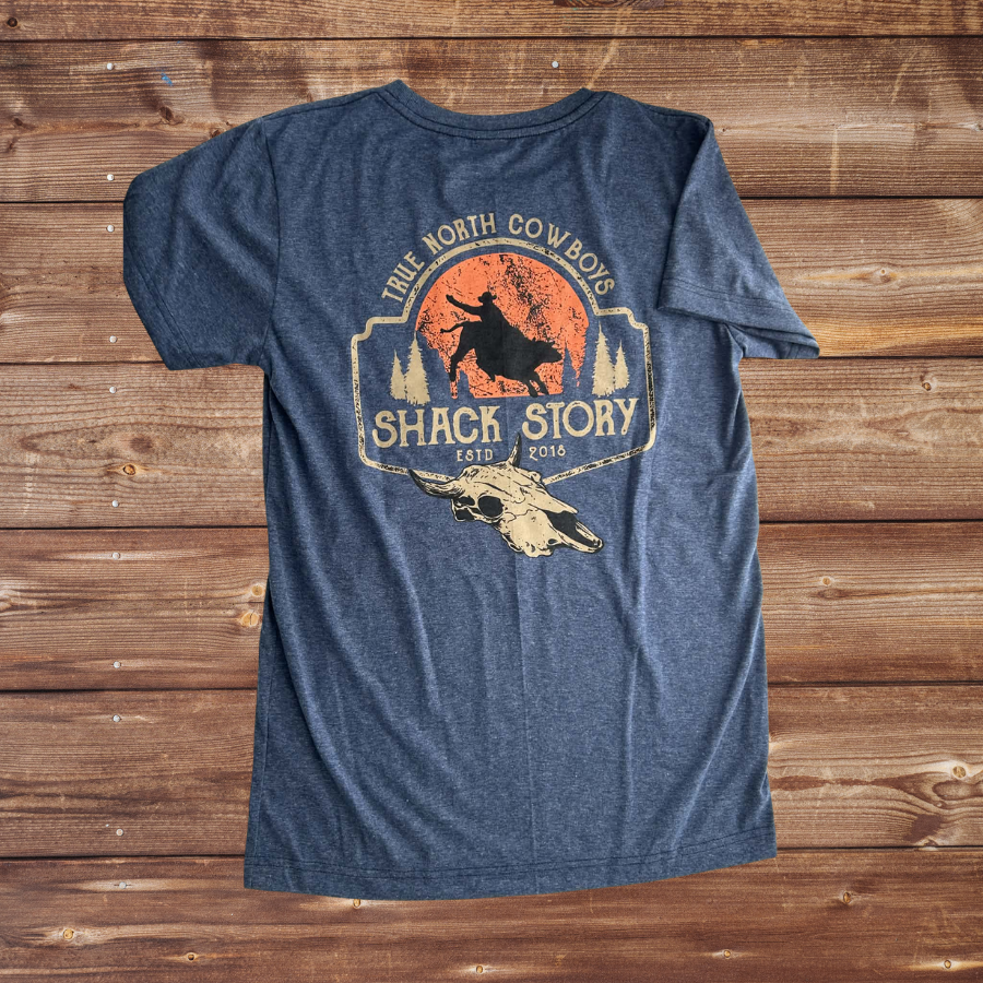 True North Cowboy Blue Moon Bull Riding T-Shirt